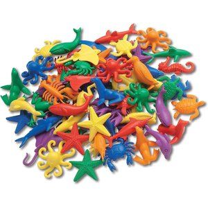 Kids Set of 84 Early Math Manipulative Aquatic Counters